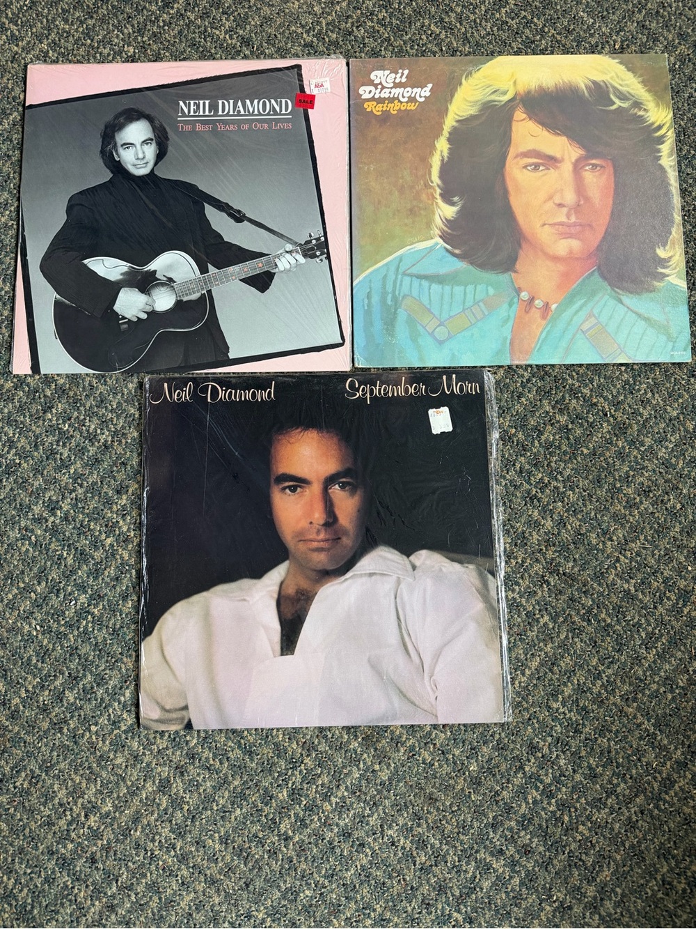 Vintage Neil Diamond Vinyl Records